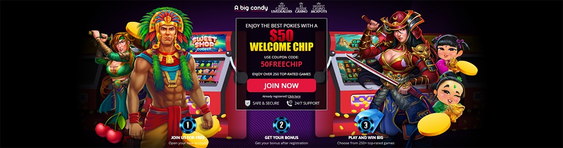 A Big Candy Casino Bonus