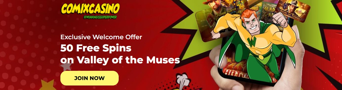 Comix Casino Bonus