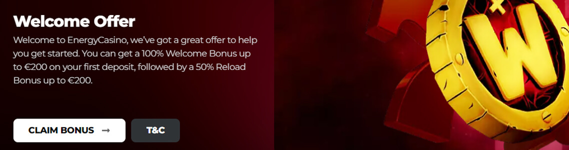 Energy Casino Bonus