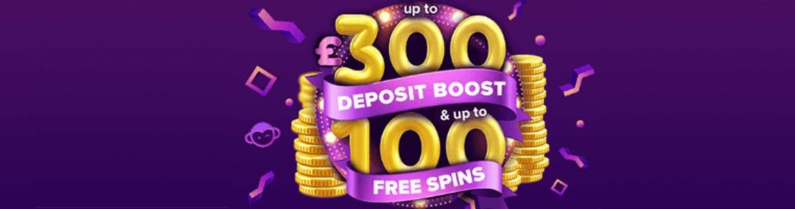 Jammy Monkey Casino Bonus