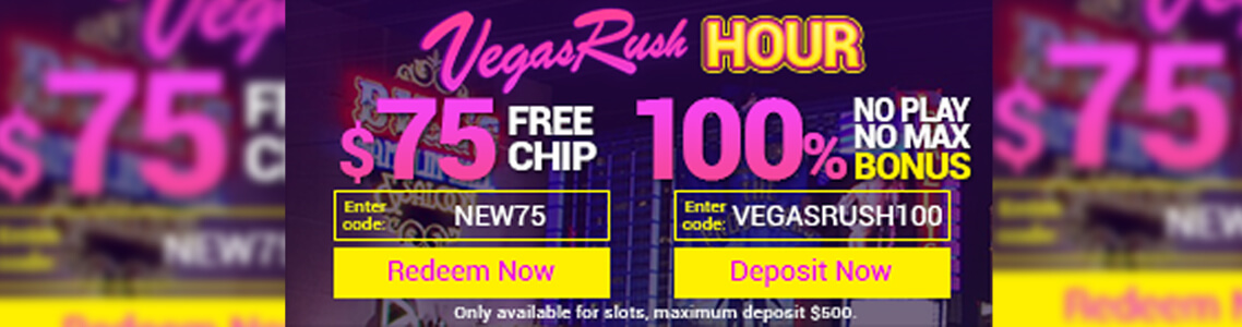Vegas Rush Casino Bonus
